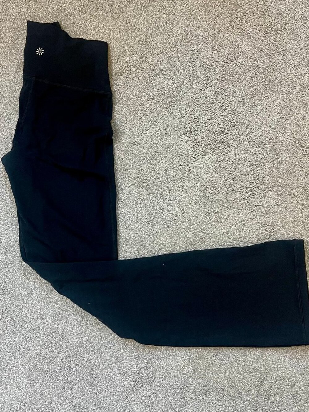 Athleta Elation High Rise Flare Pants Black | XS Petite | Excellent Condition